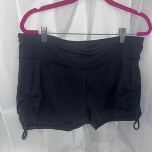 Womens Calia XL Performance Running‎ Run Shorts Adjustable Scrunchie Sides EUC!!
